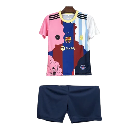Kit Infantil Messi Todos Os Times 2025/26 - Modelo Infantil