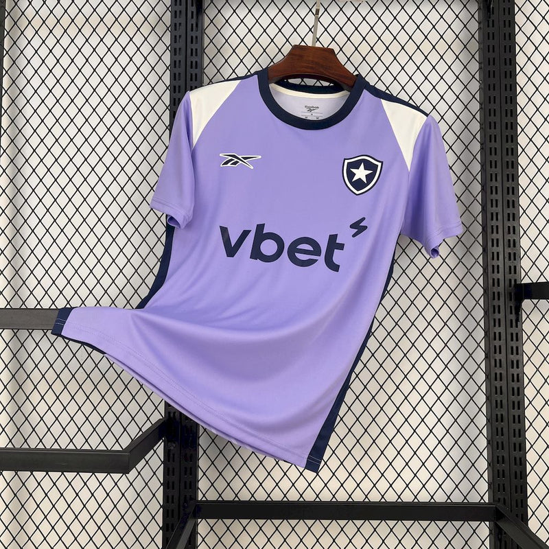 Camisa Botafogo Pré-Jogo Roxa 2025/26 - Torcedor Masculina