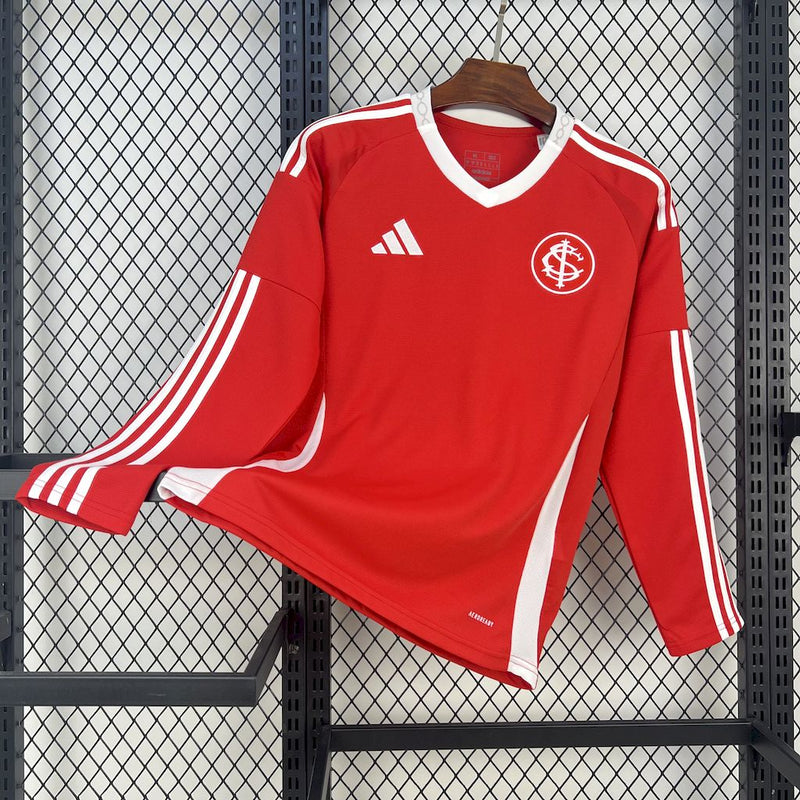 Camisa Internacional Home 2025/26 - Torcedor Manga Comprida