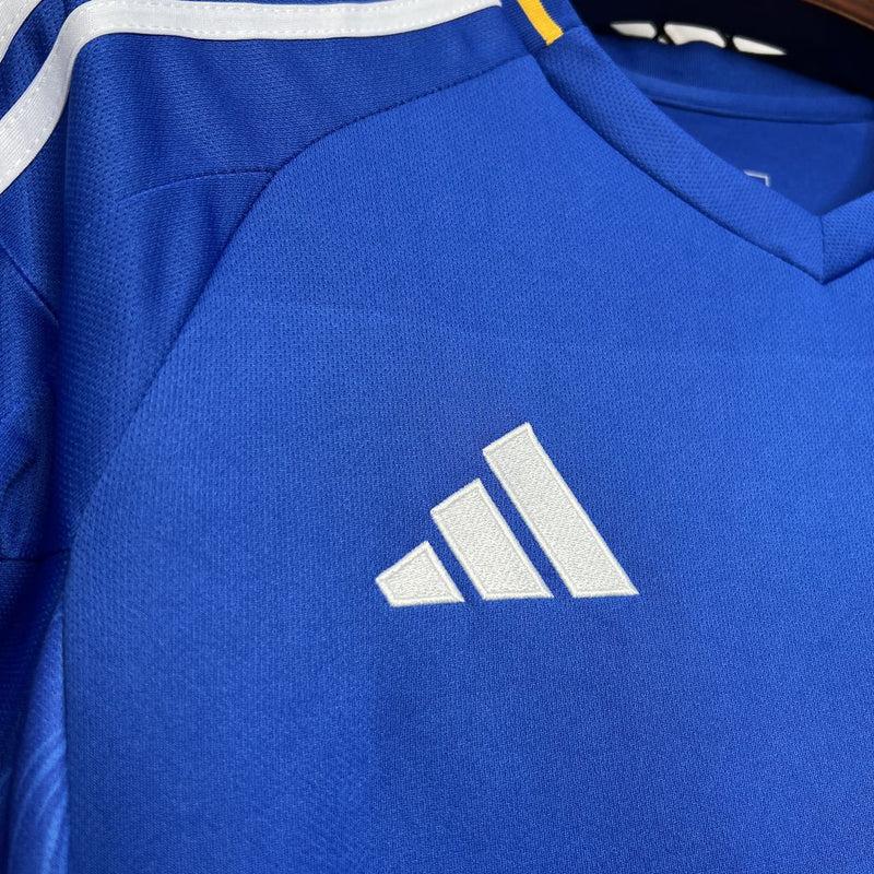 Camisa Leicester City Home 24/25 - Adidas Torcedor Masculina
