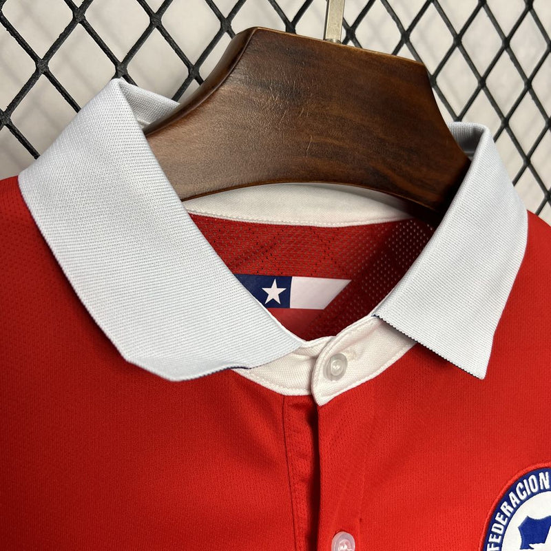 Camisa Chile Titular 2015/16 - Versão Retro