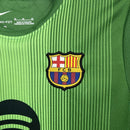 Kit Infantil Barcelona Goleiro Verde 2025/26 - Infantil