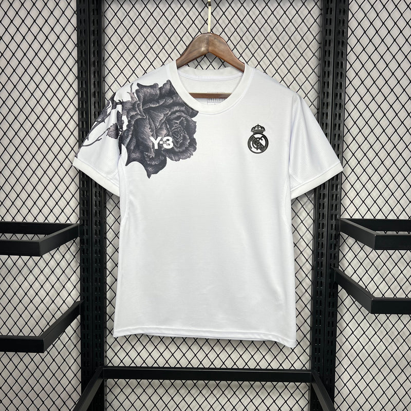 Camisa Real Madrid Y3 Branco 24/25 - Versão Torcedor