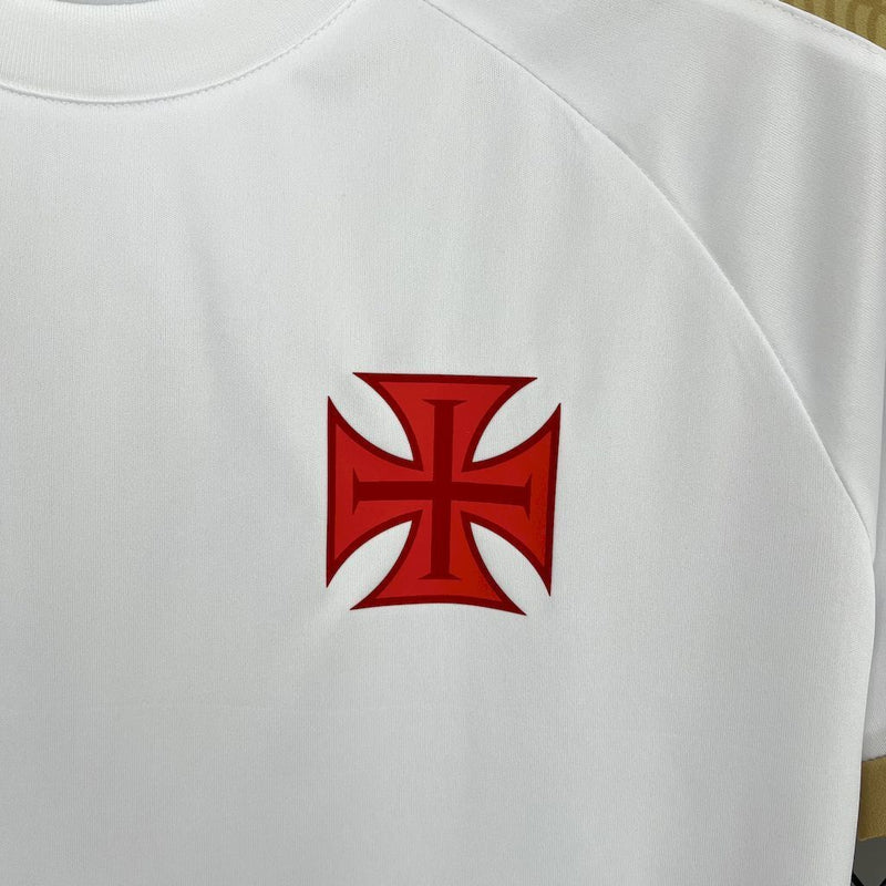 Camisa Vasco da Gama Supporter Gold Branca 2025/26 - Torcedor Masculina