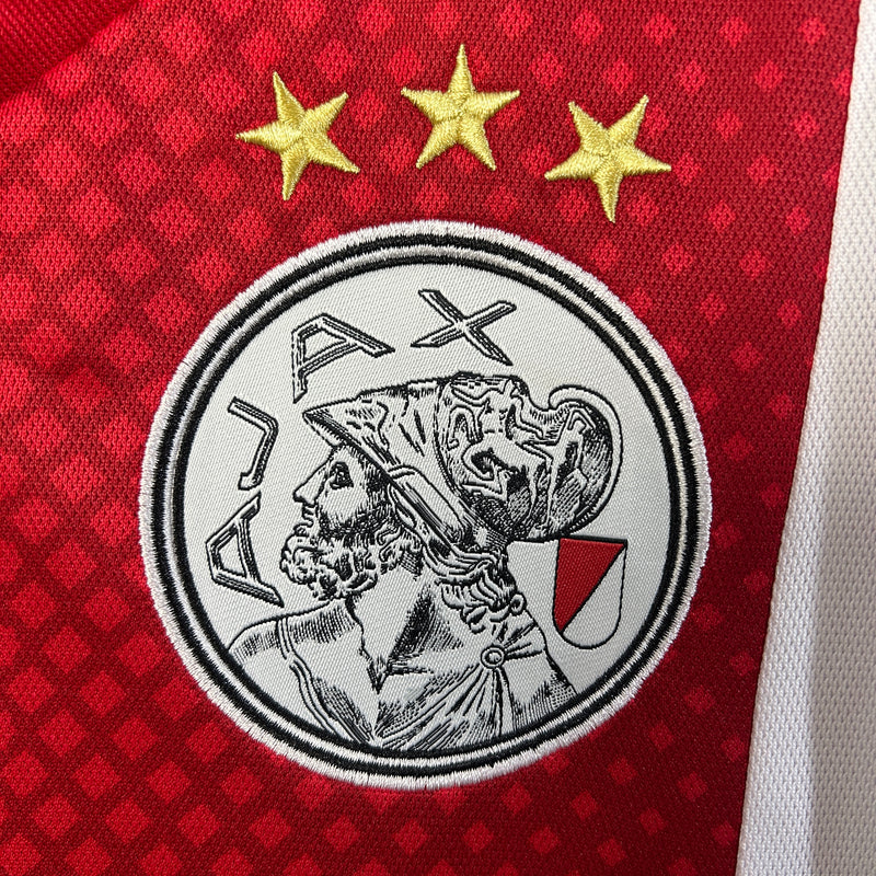Camisa Ajax Home 2025/26 - Torcedor Masculina