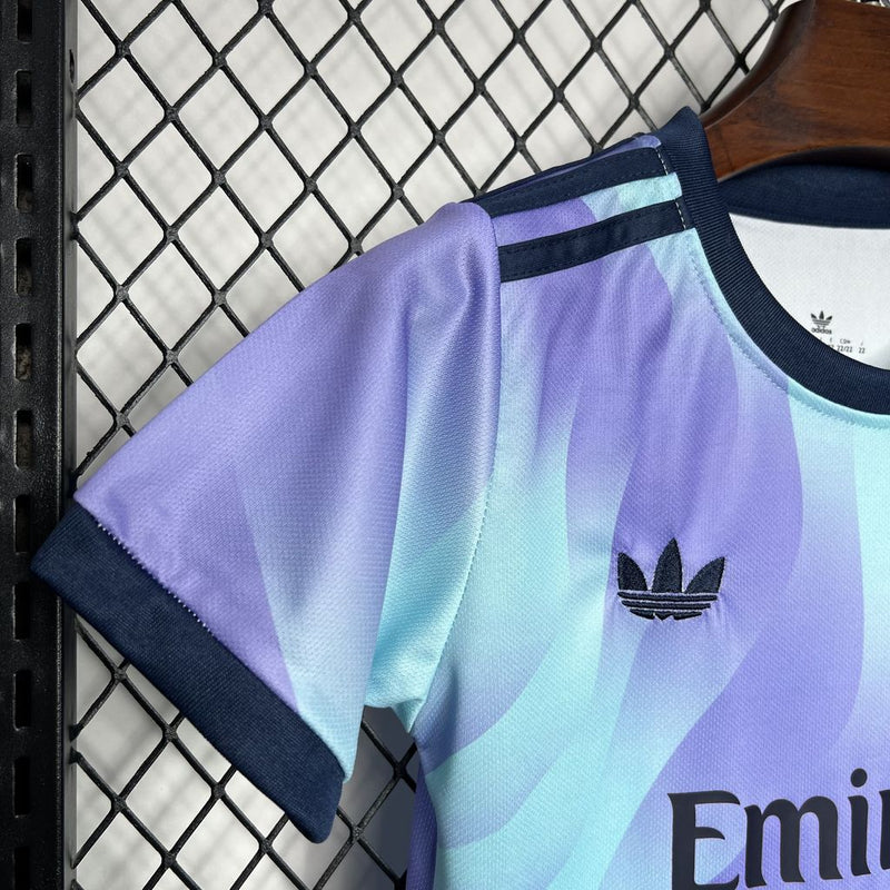 Kit Infantil Arsenal Third 24/25  - Adidas Infantil