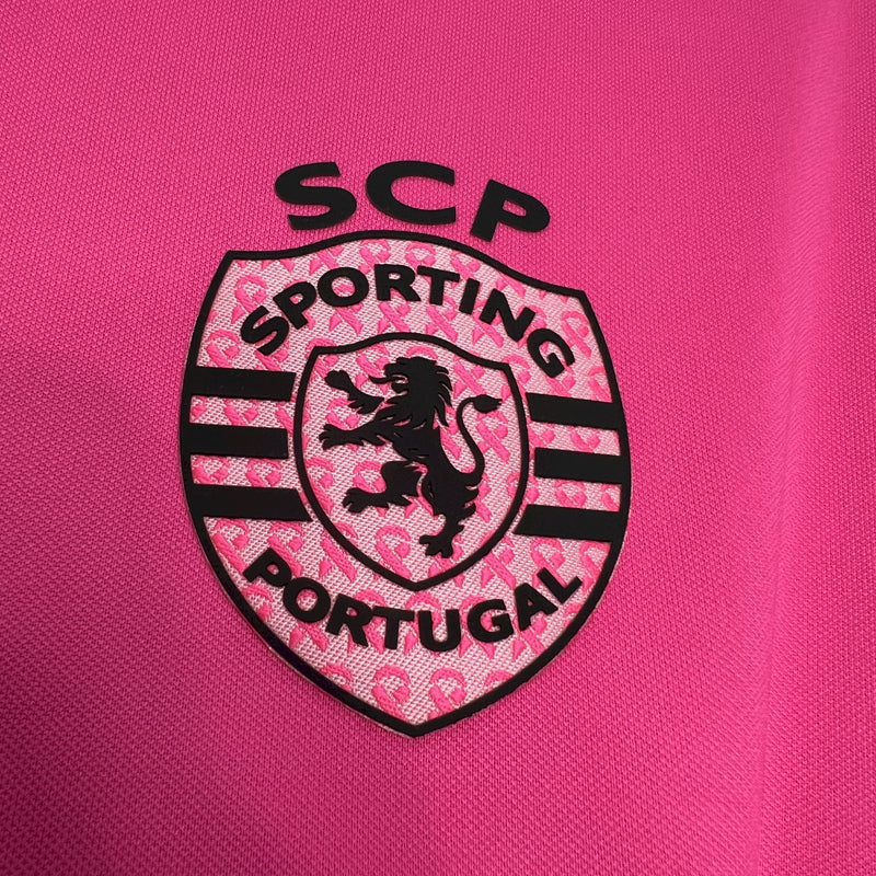 Camisa Sporting Pink 24/25 - Nike Torcedor Masculina
