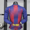Camisa Barcelona Home Manga Comprida 2025/26 - Jogador Masculina