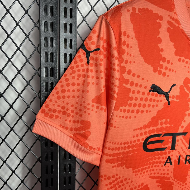 Camisa Manchester City Laranja 24/25 - Puma Torcedor Masculina