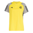 Camisa Flamengo Treino Amarela 2024/25 - Adidas Feminina
