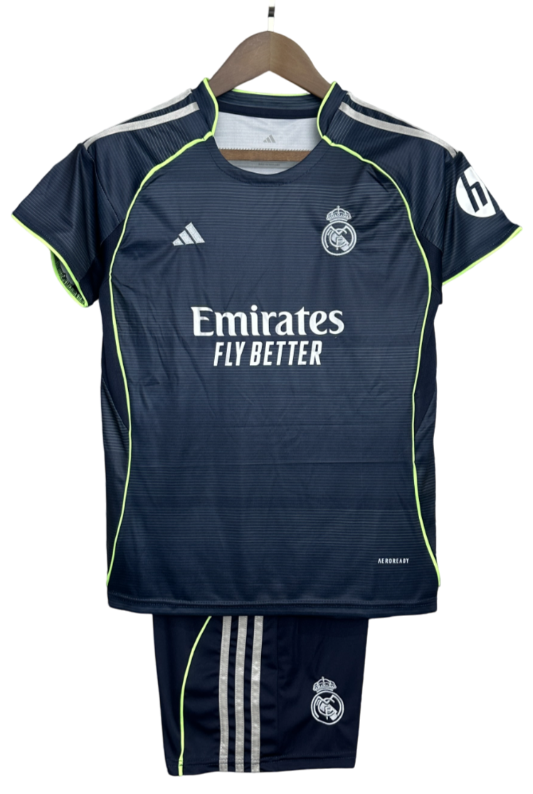 Kit Infantil Real Madrid Away 2025/26 - Adidas infantil