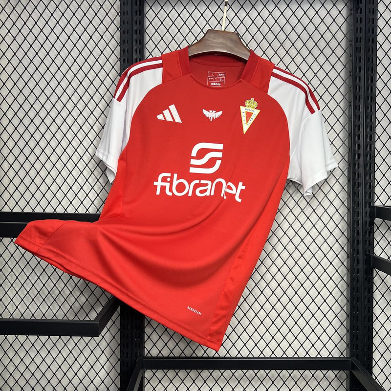 Camisa Real Murcia Home 24/25 - Adidas Torcedor Masculina