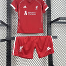 Kit Infantil Liverpool Home 2025/26 - Infantil