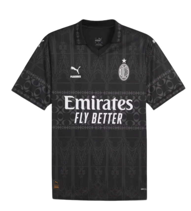 Camisa Milan IV Black 24/25 - Puma Torcedor Masculina