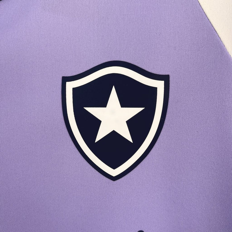 Camisa Botafogo Pré-Jogo Roxa 2025/26 - Torcedor Masculina