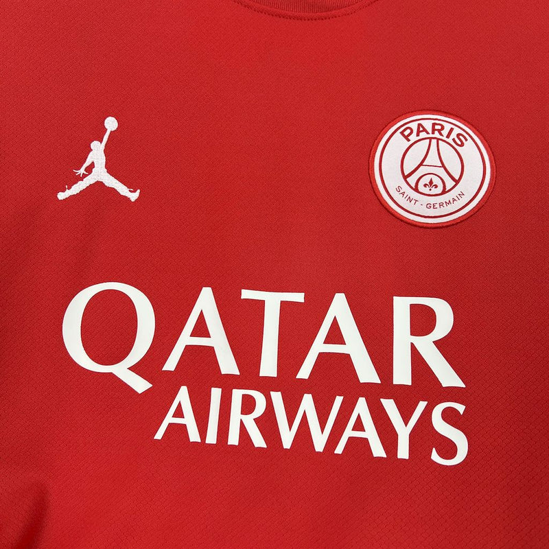Camisa PSG Fourth Red 2025/26 - Torcedor Masculina