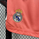 Kit Infantil Real Madrid Goleiro Laranja 2025/26 - Infantil