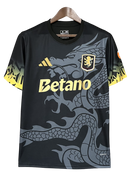 Camisa Aston Villa Black 25/26 -  Adidas Torcedor Masculina