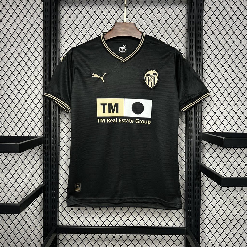 Camisa Valencia Black 24/25 - Puma Versão Torcedor