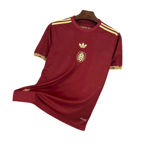 Camisa Seleção México Gold- Red 2025/26 - Adidas Torcedor Masculina