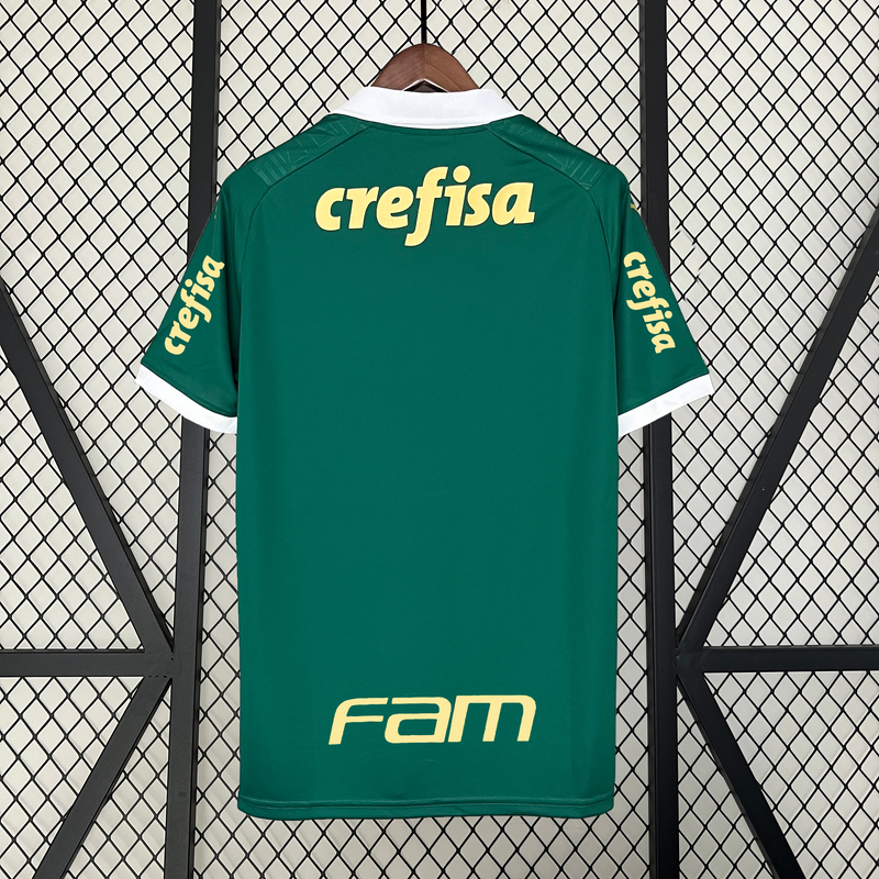 Camisa Palmeiras Home Full Patrocínios + Patches 24/25 - Versão Torcedor