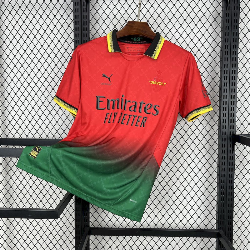 Camisa Milan Co-Branded Diavoli 25/26 - Puma Torcedor Masculina