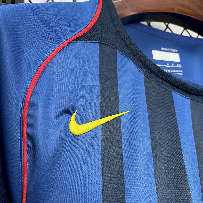 Camisa Barcelona Away 2004/05 - Versão Retro