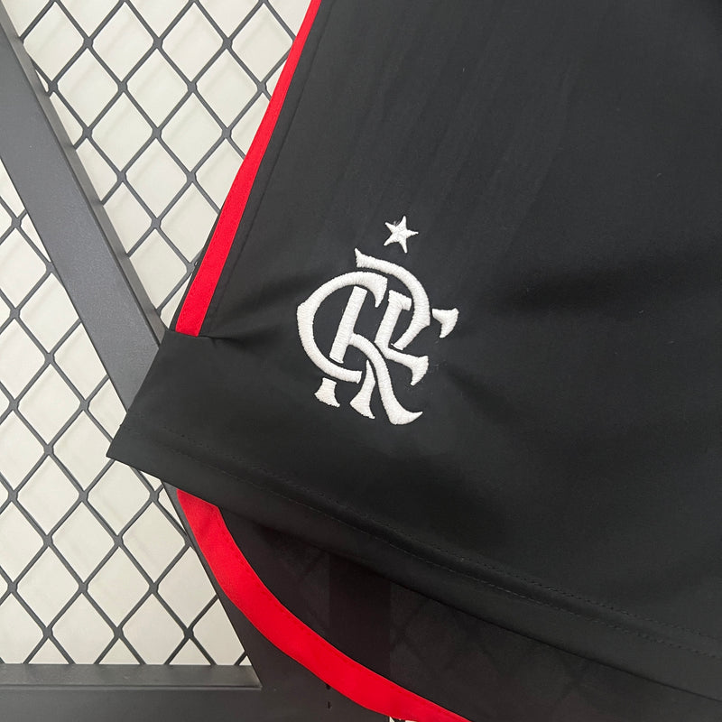 Calção Short Futebol Flamengo Black 23/24 - Short Adidas