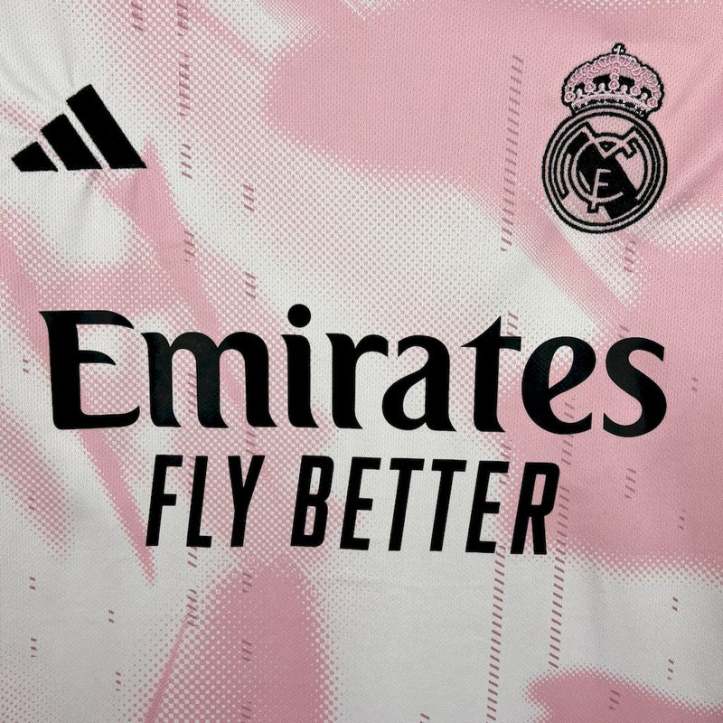 Camisa Real Madrid Pink Ed. Especial 24/25 - Adidas Torcedor Masculina