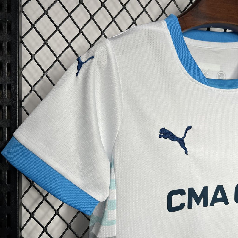 Kit Infantil Olympique Marseille Home 24/25 - Puma Infantil