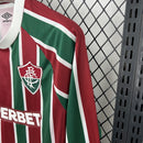 Camisa Fluminense Home 2025/26 - Torcedor Manga Comprida