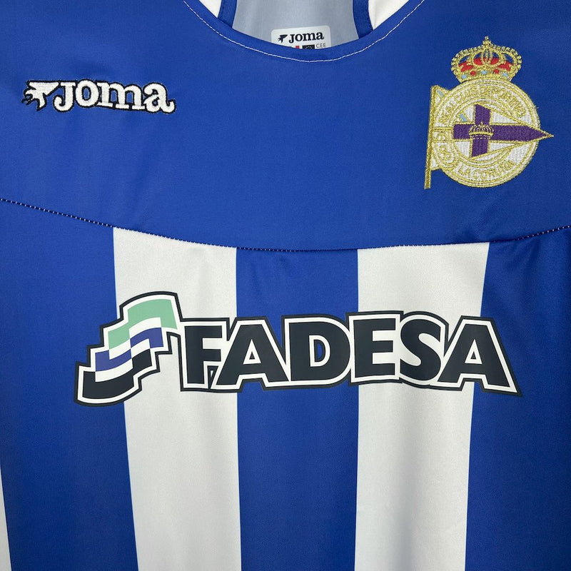 Camisa Deportivo de La Coruna Home 2003/04 - Adidas Versão Retro
