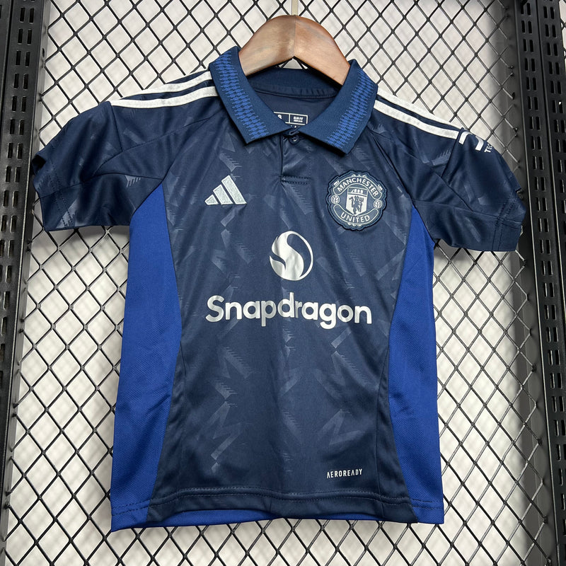 Kit Infantil Manchester United Away 24/25 - Adidas infantil