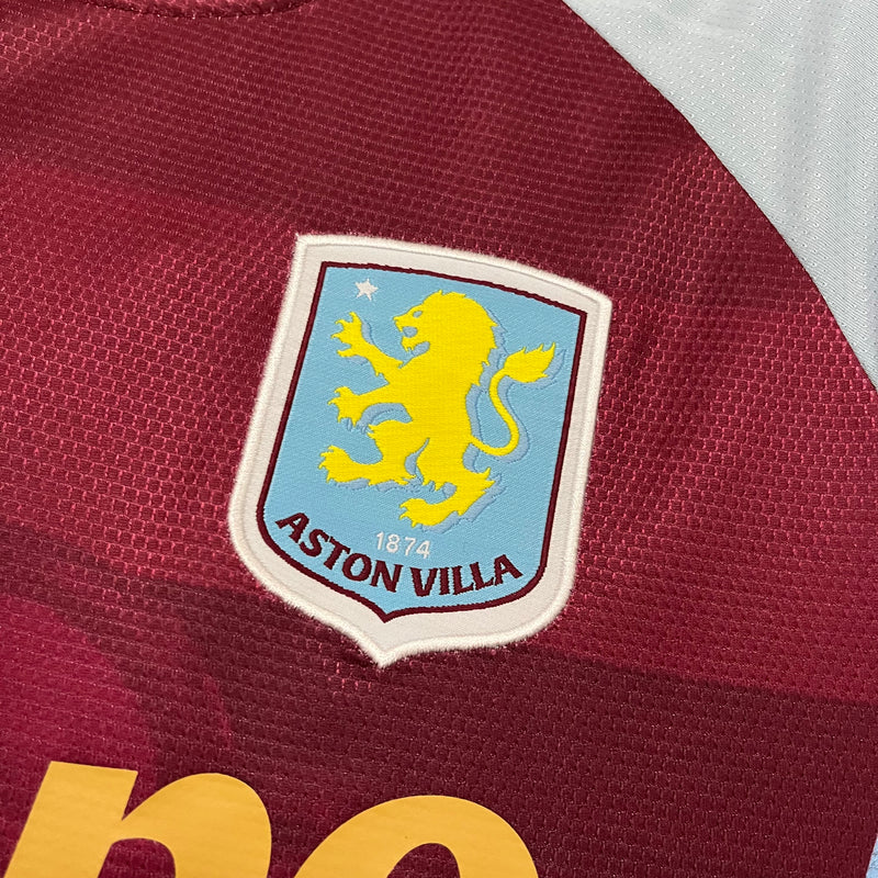 Camisa Aston Villa Home 25/26 -  Adidas Torcedor Masculina