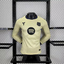 Camisa Barcelona Away Manga Comprida 2025/26 - Jogador Masculina