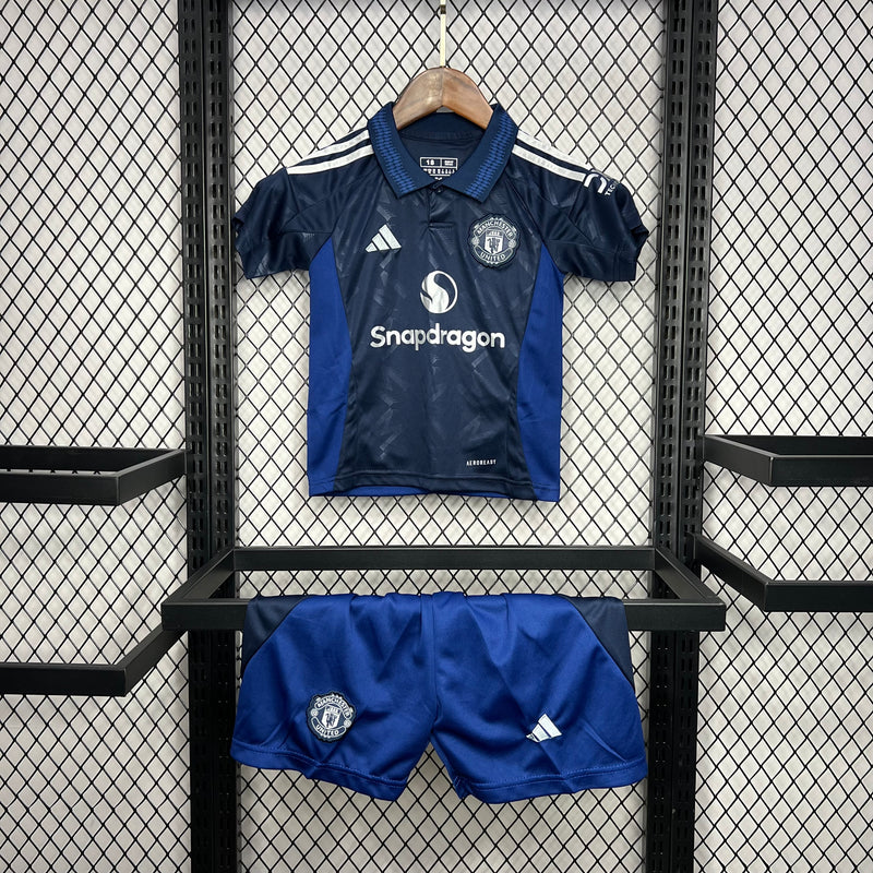 Kit Infantil Manchester United Away 24/25 - Adidas infantil