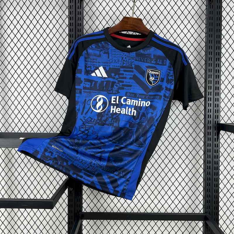 Camisa San Jose Earthquakes Home 2025/26 - Adidas Torcedor Masculina