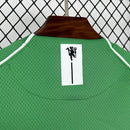 Camisa Manchester United Goleiro Verde 2007/08 - Versão Retro Manga Comprida