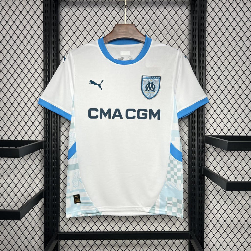 Camisa Olympique Marseille Home 24/25 - Puma Torcedor Masculina