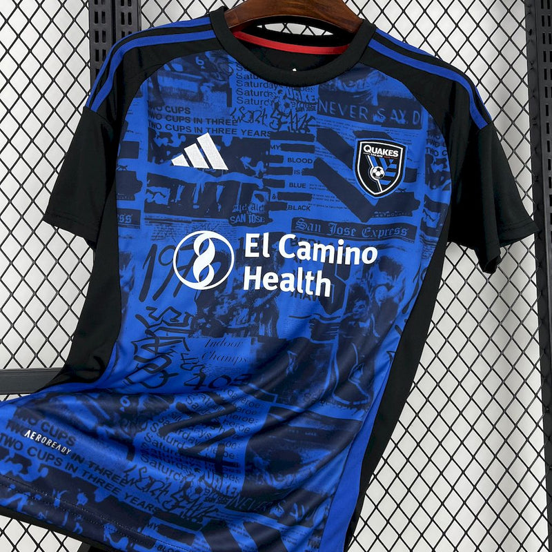 Camisa San Jose Earthquakes Home 2025/26 - Adidas Torcedor Masculina