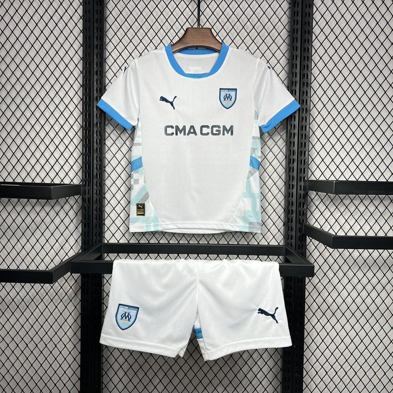 Kit Infantil Olympique Marseille Home 24/25 - Puma Infantil