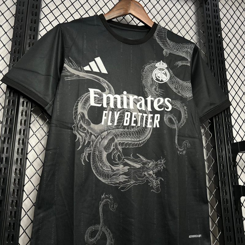 Camisa Real Madrid Y3 Preto 24/25 - Adidas Versão Torcedor