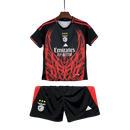 Kit Infantil Benfica Black Red 2025/26 - Adidas Infantil