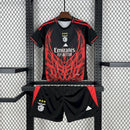 Kit Infantil Benfica Black Red 2025/26 - Adidas Infantil