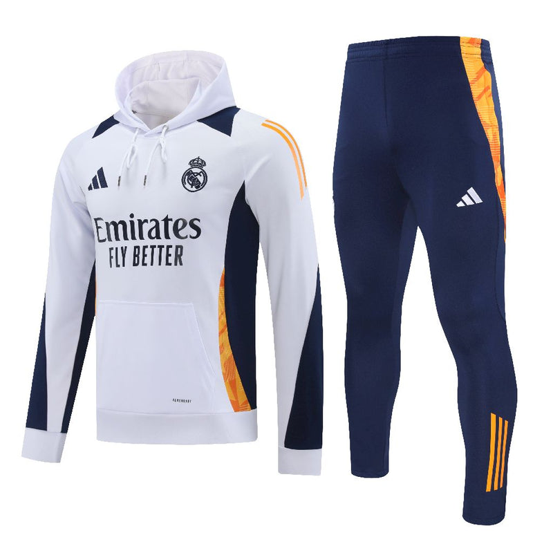 Conjunto de Treino Real Madrid 2025 - Moletom e Calça