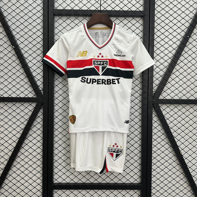 Kit Infantil São Paulo Home 2025/26 - infantil