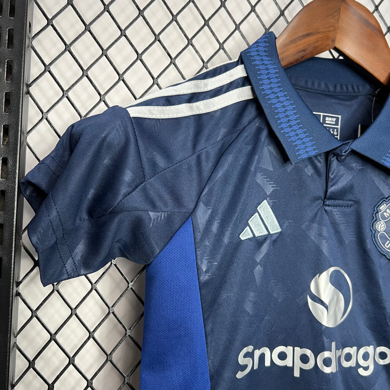 Kit Infantil Manchester United Away 24/25 - Adidas infantil