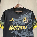 Camisa Aston Villa Black 25/26 -  Adidas Torcedor Masculina
