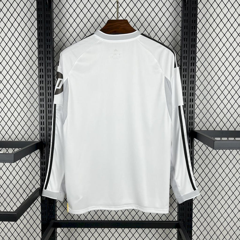 Camisa Real Madrid Home Manga comprida 2025/26 - Adidas Torcedor Masculina