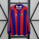 Camisa Barcelona Home 1995/97 - Versão Retro Manga Comprida